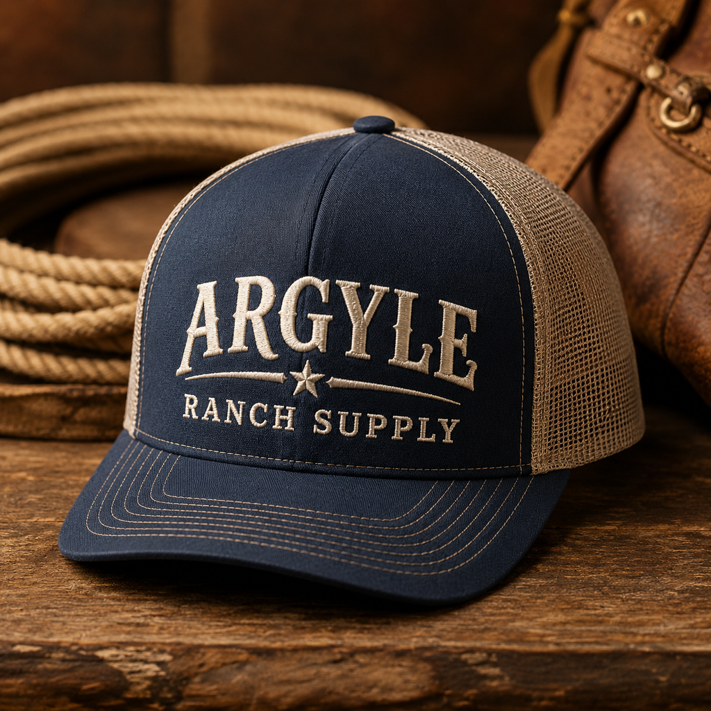 Argyle Ranch Supply Trucker Hat
