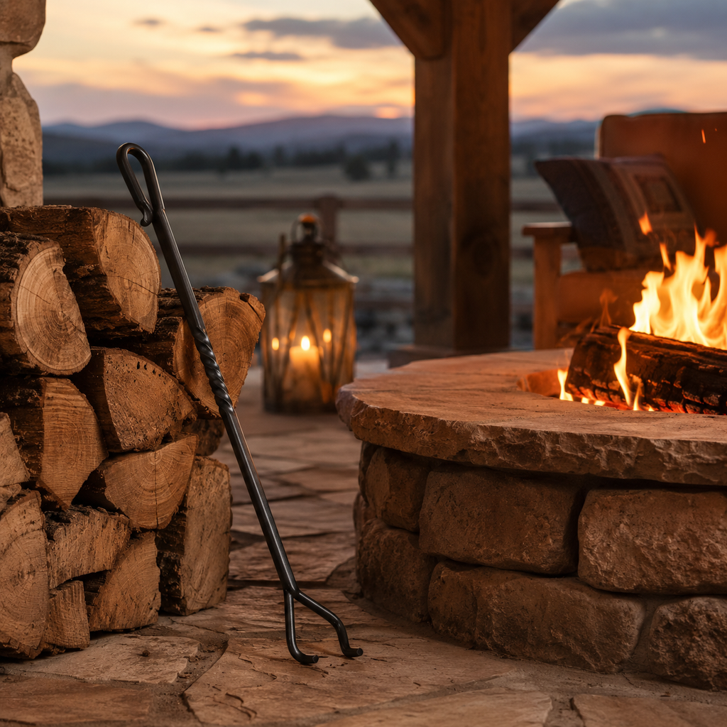 Outdoor Fire Pit Poker