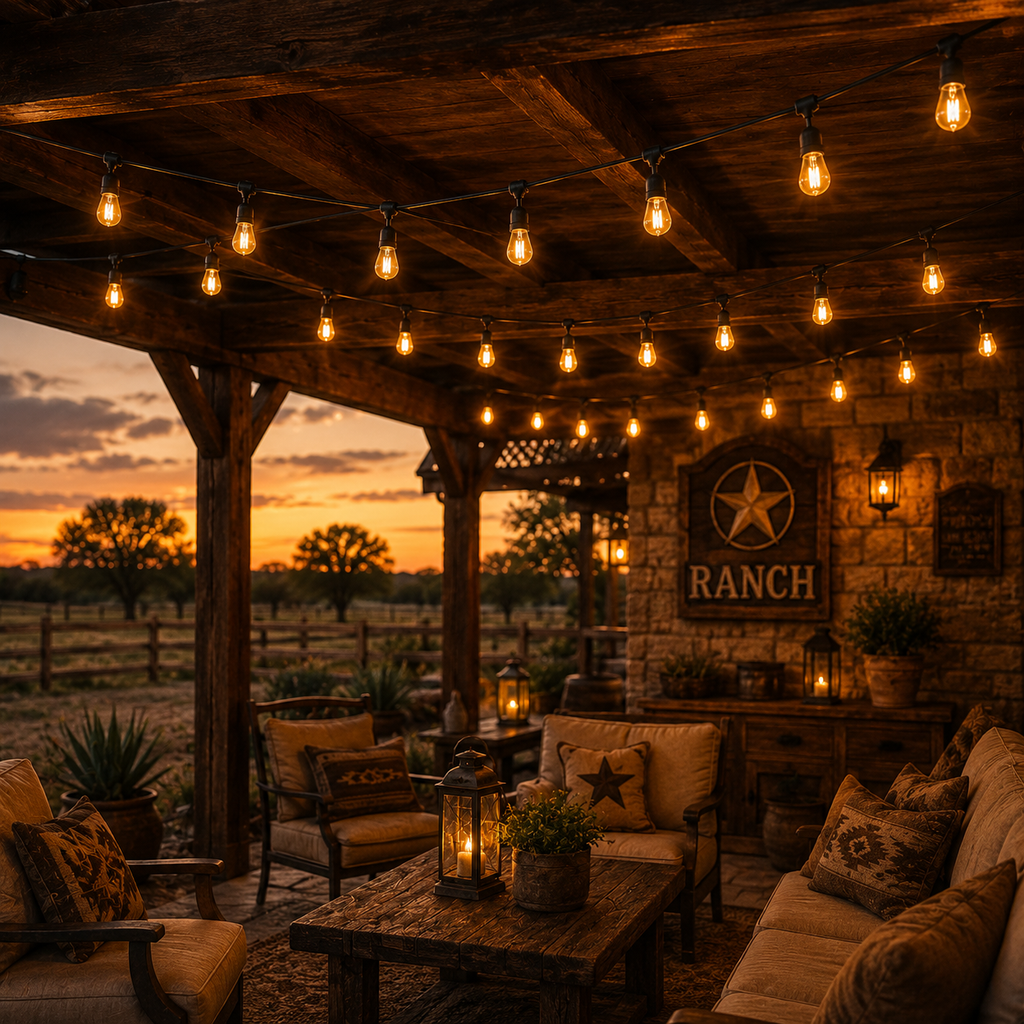 Ranch Patio String Light Kit