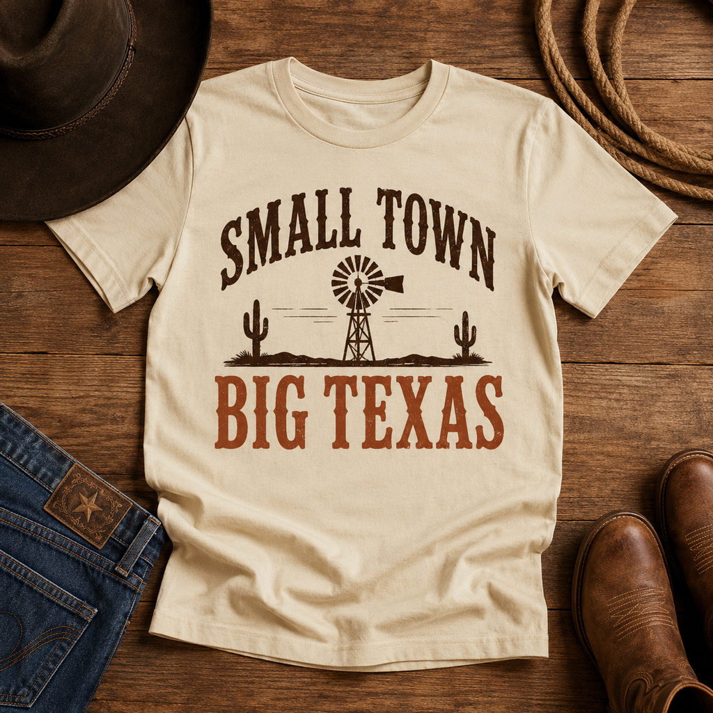 Small Town Big Texas Tee