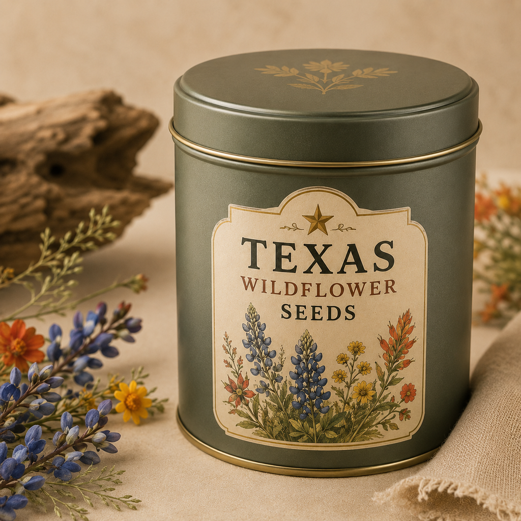 Texas Wildflower Seed Tin