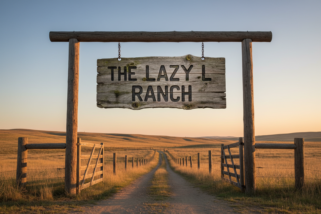 Custom Ranch Gate Sign