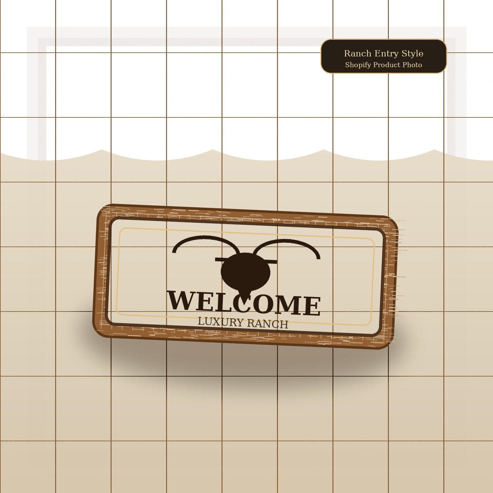 Luxury Ranch Welcome Mat