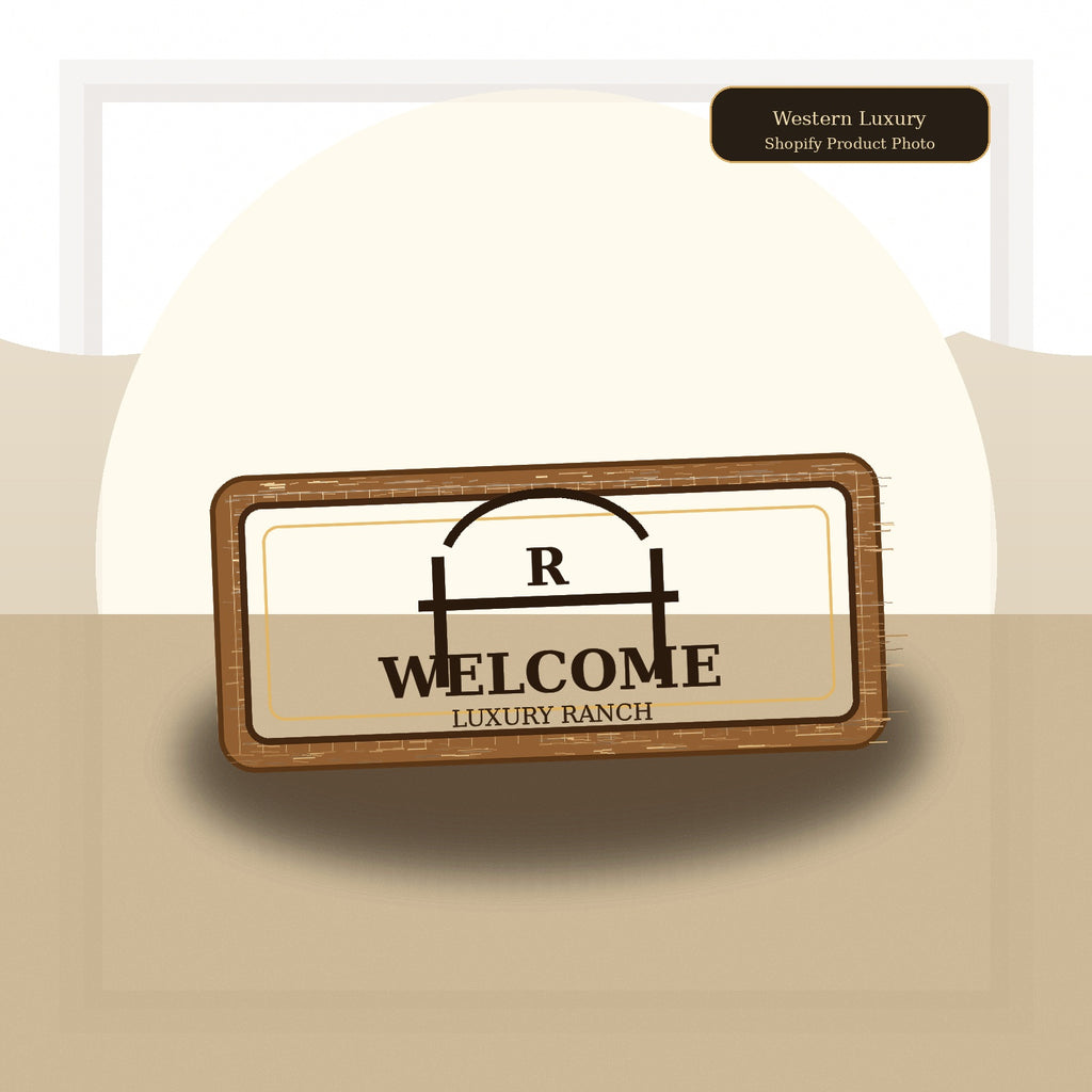 Luxury Ranch Welcome Mat