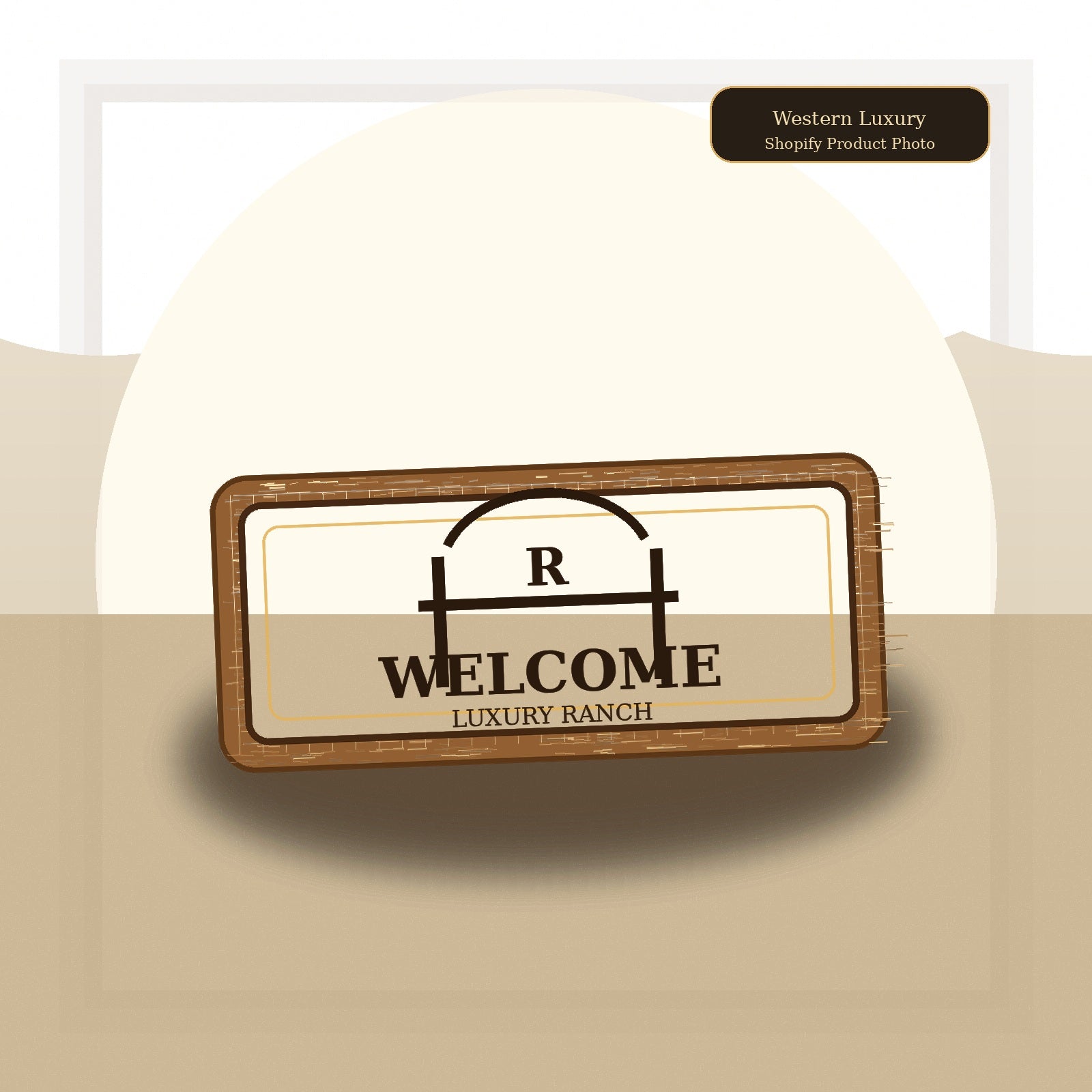 Luxury Ranch Welcome Mat